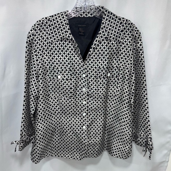 Anne Carson Silk Blouse - Picture 1 of 5